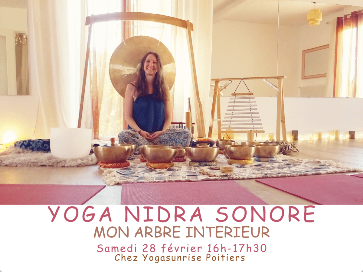 Yoga nidra sonore le 28 février à&nbsp;Poitiers